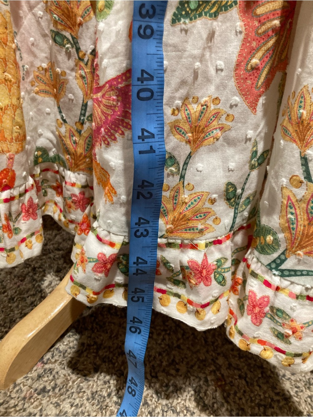 Anthropologie Farm Rio Tiered Floral Maxi Dress Size XL - Picture 13 of 16